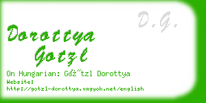 dorottya gotzl business card